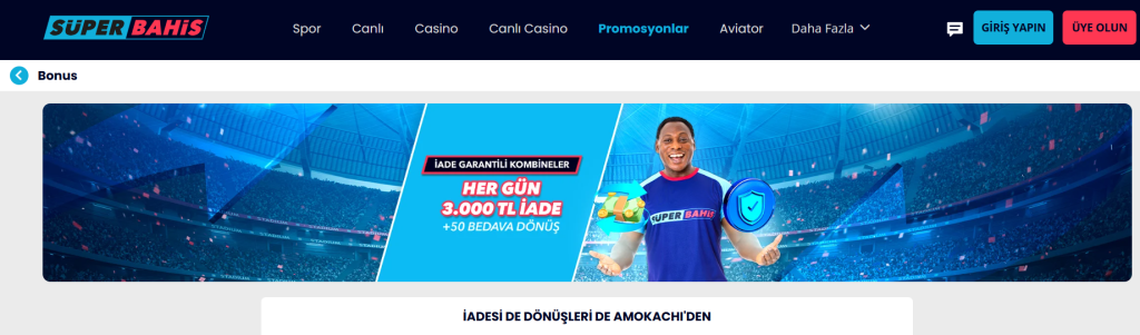 İadesi de Dönüşleri de Amokachi'den