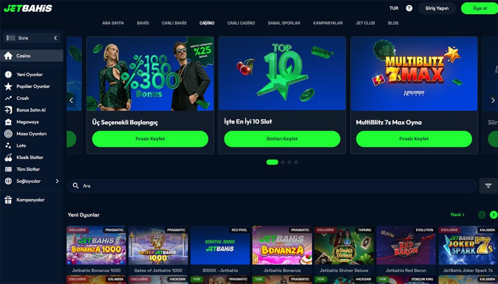 jetbahis casino oyunları