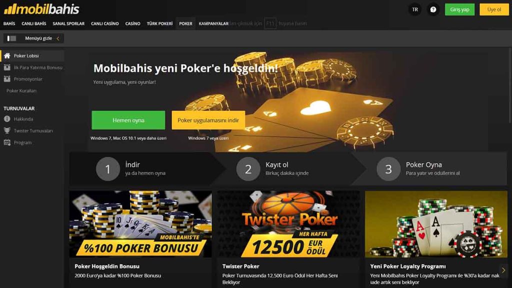 mobilbahis poker canlı